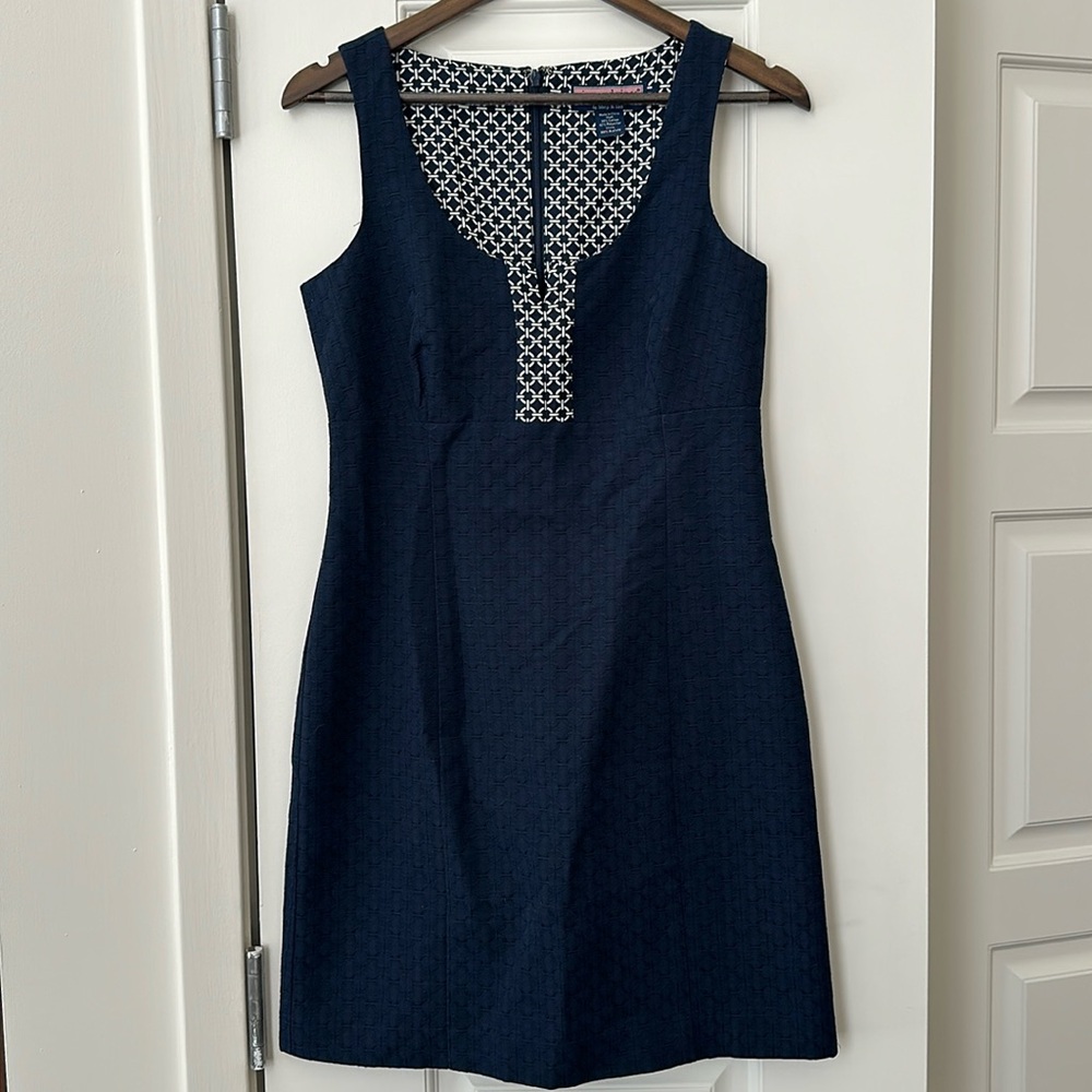 Vineyard Vines Navy Shift Dress